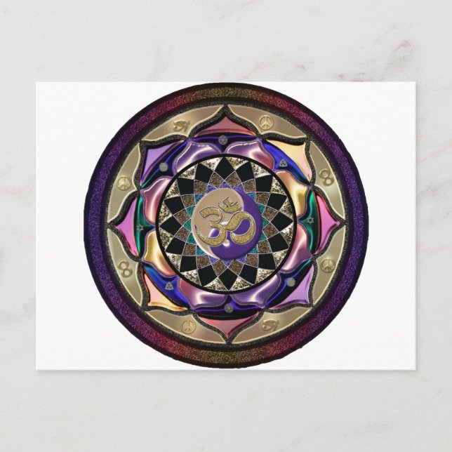 May Surprise Mandala Postkarte (Vorderseite)