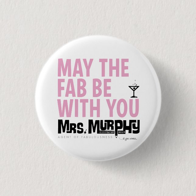 May the FAB be with you - pin Button (Vorderseite)