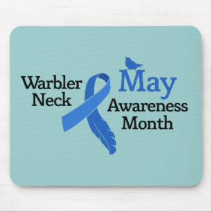 May Warbler Neck Awareness Monat Mousepad
