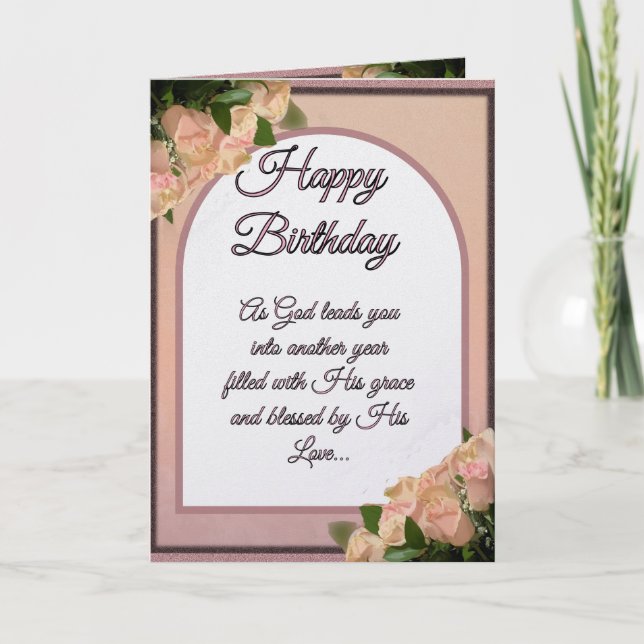 May Your Joy Be Filled Birthday  Karte (Vorderseite)