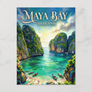 Maya-Bucht Thailand Postkarte