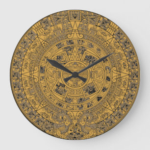Maya Calendar Clock Große Wanduhr