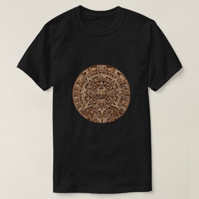 Maya Calendar Inca Azteken Kultur T-Shirt (Design vorne)
