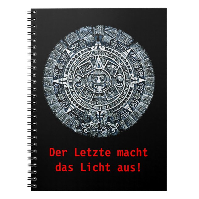 Maya Calendar / Maya Kalender Notizblock (Vorderseite)