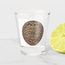 Maya Calendar Shot Glass