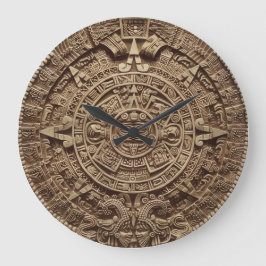 Maya Calendar Wall Clock Große Wanduhr