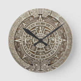 Maya Calendar Wall Clock Runde Wanduhr