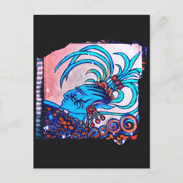 Maya Elf: Missachtung Postkarte (Vorderseite)