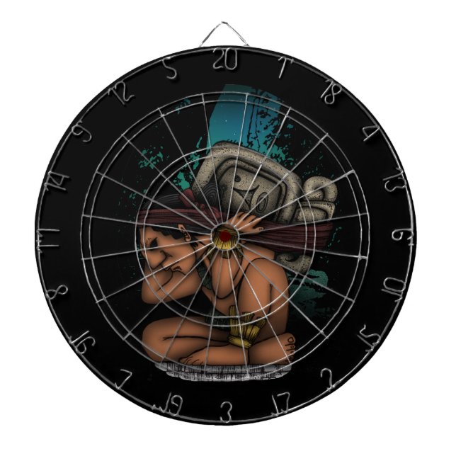 Maya God Dartscheibe (vorne)
