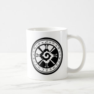 Maya Hunab Ku Schöpfer & Planetensymbole Kaffeetasse