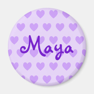 Maya im Lila Magnet