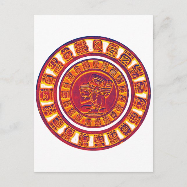 Maya-Kalender 2012 Postkarte (Vorderseite)