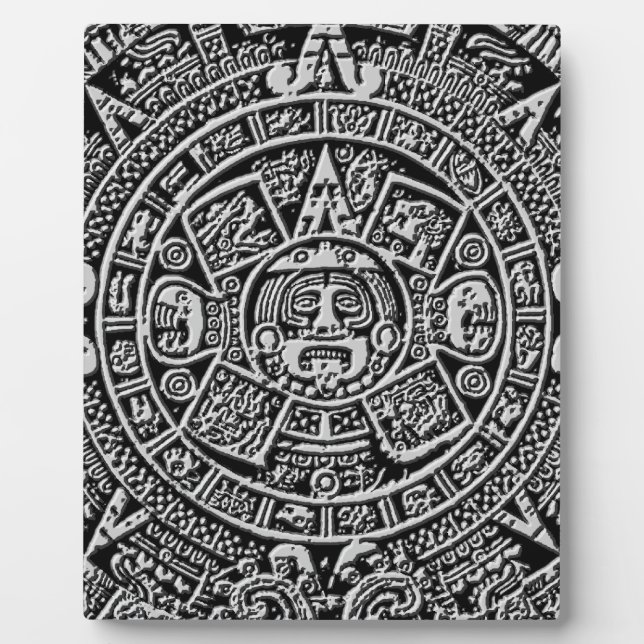 Maya-Kalender Fotoplatte (Vorderseite)