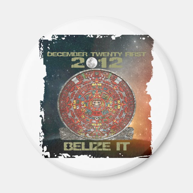 Maya-Kalender Magnet (Vorne)