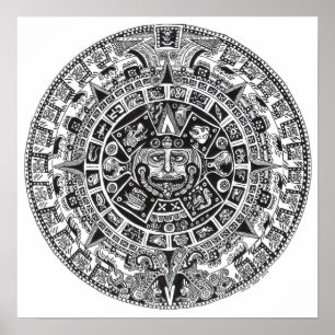 Maya-Kalender Poster