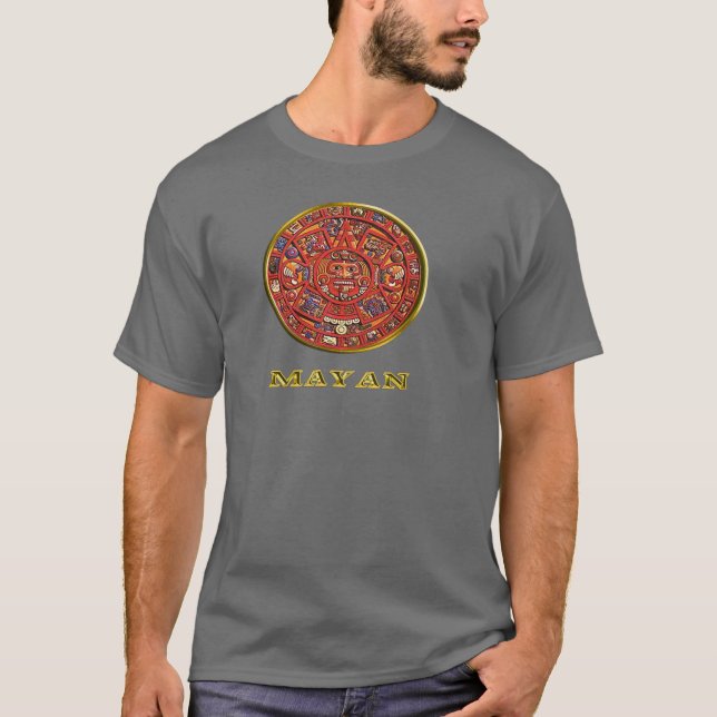 Maya-Kalender T-Shirt (Vorderseite)