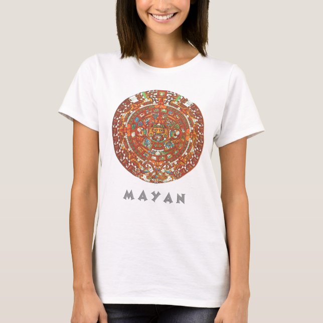Maya-Kalender T-Shirt (Vorderseite)
