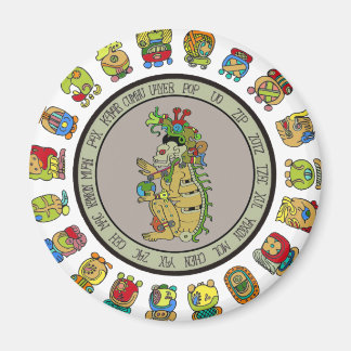 Maya-Kalender Tod Gott Magnet