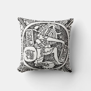 Maya-Kreis, mexikanische Hieroglyph(Maya) Kissen