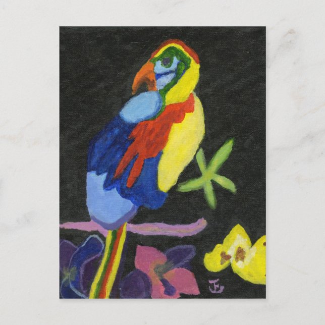 Maya Macaw Postkarte (Vorderseite)