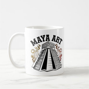 Maya Patterns: Zeitlose Kunst Kaffeetasse