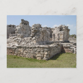 Maya Ruins, Tulum, Mexiko Postkarte