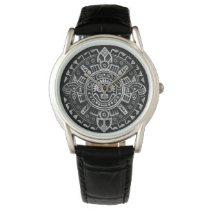 Maya-Symbol Armbanduhr