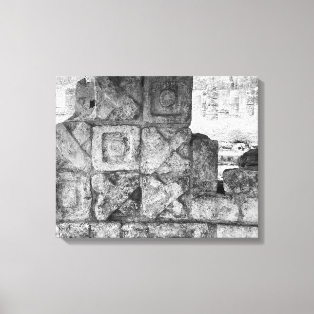 Maya Tic-Tac-Toe? Leinwanddruck (Vorderseite)