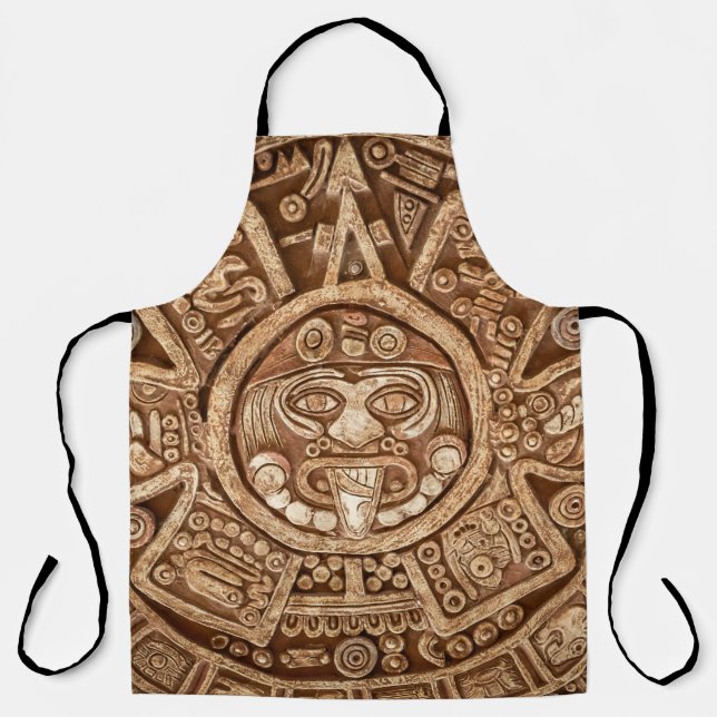 Maya Tribal Pagan: Ziertextur Schürze (Vorderseite)