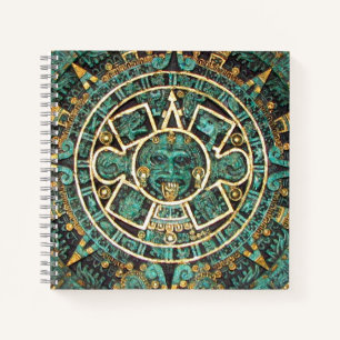 Maya Zivilisation kultur technics Aztec Kalender Notizbuch