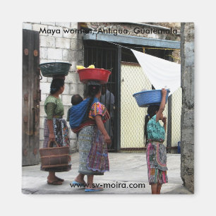 Mayafrauen, Antigua, Guatemala Magnet