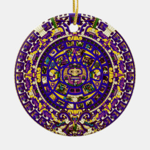 Mayakalender Keramikornament