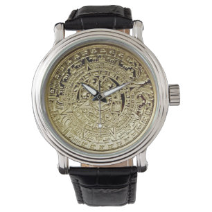 Mayakalender-Uhr Armbanduhr