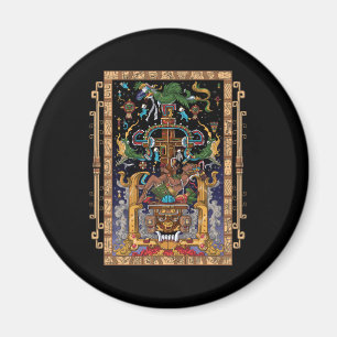 Mayan Astronaut King Pakal Magnet