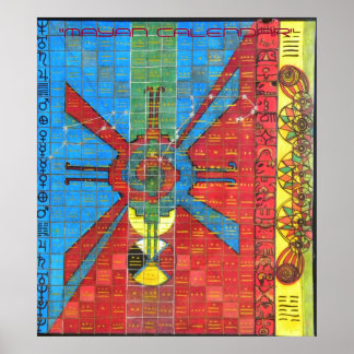 MAYAN CALENDAR, "MAYAN CALENDAR" POSTER