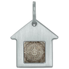 Mayan Calendar Pet ID tag Tiermarke