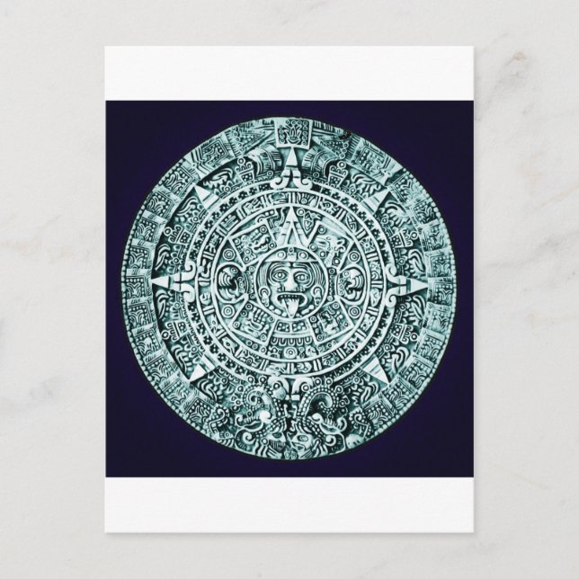 Mayan Calendar Postkarte (Vorderseite)