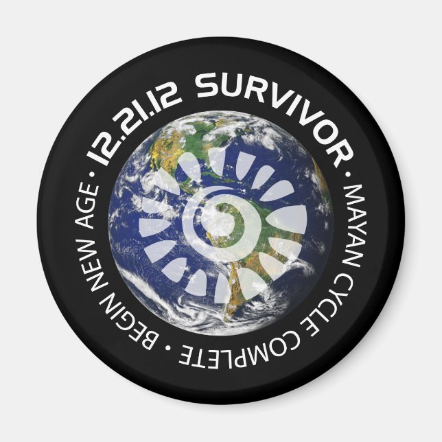 Mayan Calender End of the World 2012 Magnet (Vorne)