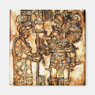 Mayan Carvings Foto Series #1 Magnet