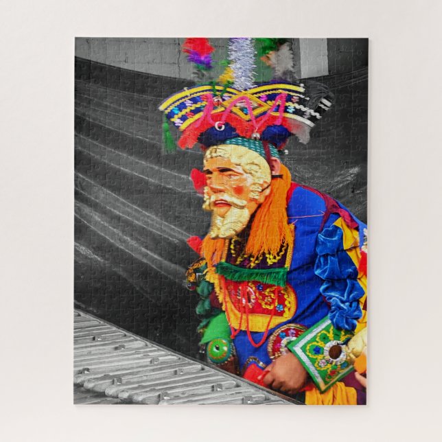 Mayan Christmas Performer with Marimba – Colorful  (Vertikal)