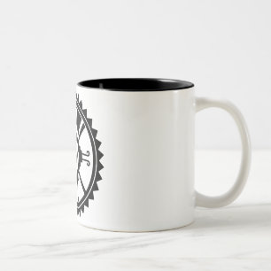 Mayan Deity Symbol Hunab Ku Zweifarbige Tasse