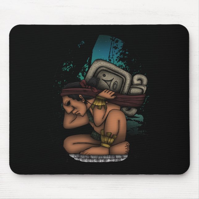 Mayan God Mousepad (Vorne)