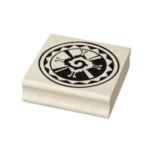 Mayan Hunab Ku Graphic Design Gummi Briefmarke Gummistempel