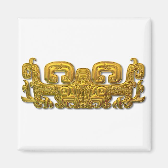 Mayan Jaguar - Gold Magnet (Vorne)