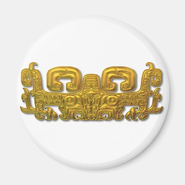 Mayan Jaguar - Gold Magnet (Vorne)