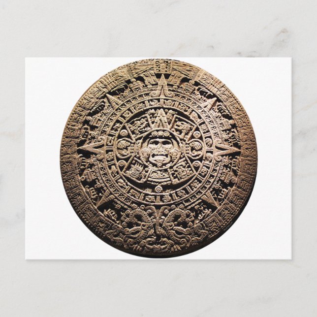 MAYAN-Kalender, 21. Dezember 2012 Postkarte (Vorderseite)