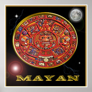 Mayan-Kalender Poster