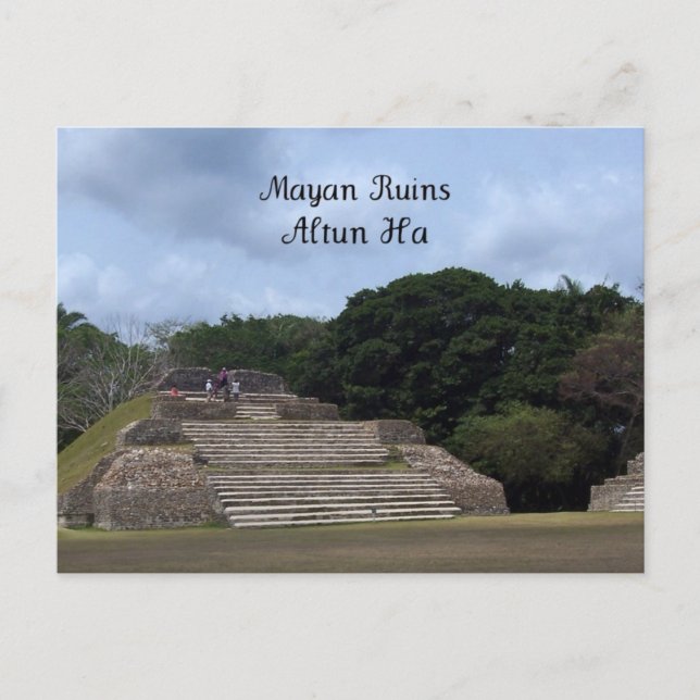 Mayan Ruins, Altun Ha Postkarte (Vorderseite)