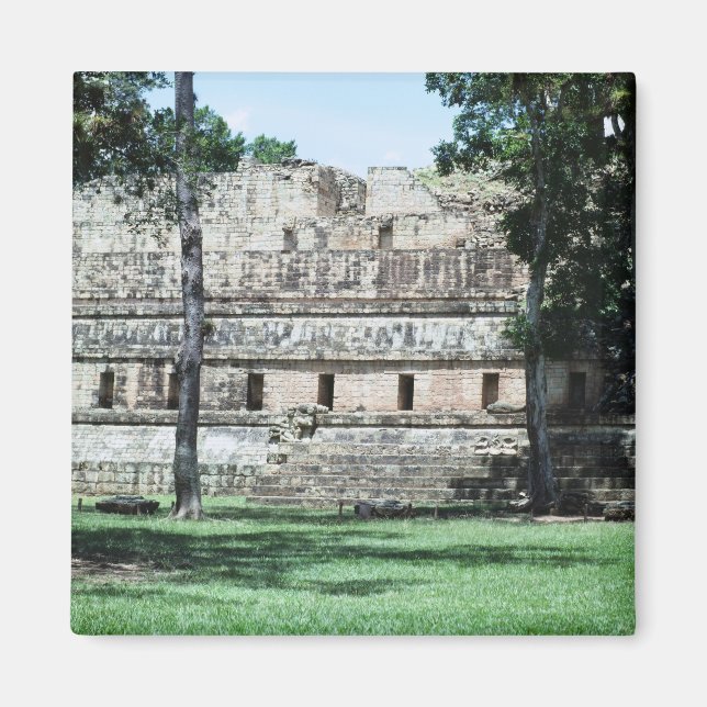 Mayan Ruins Honduras Color Kühlschrank Magnet (Vorne)