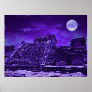 Mayan Ruins   Tulum Mexiko Poster